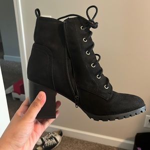 Black boots